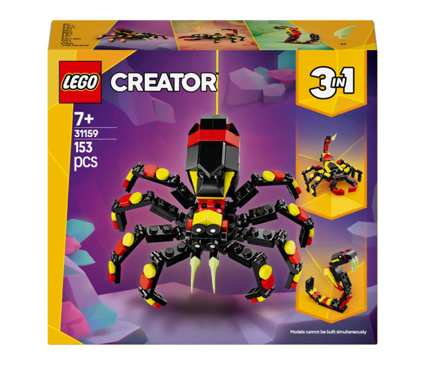 LEGO Creator 31159 Dzikie zwierzę: niezwykły pająk - 1284262 - zdjęcie